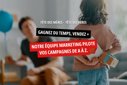 Campagne marketing coffret cadeau restaurant Fête des Pères et Mères
