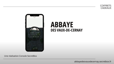 réalisation Console SecretBox pour l'établissement hôtelier l'Abbaye des Vaux-de-Cernay