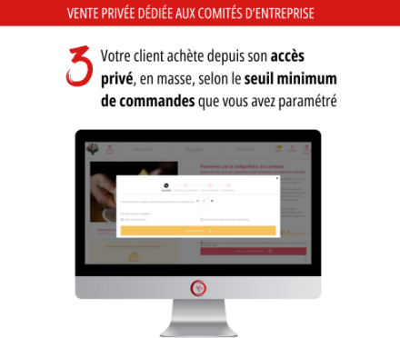 Multipliez vos ventes de fêtes de fin d’année avec la fonctionnalité vente en masse pour les comités d’entreprise !<br />