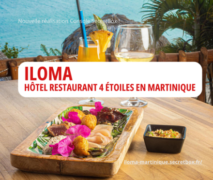 Nouvelle réalisation Console SecretBox pour l'hôtel restaurant 4 étoiles Iloma en Martinique