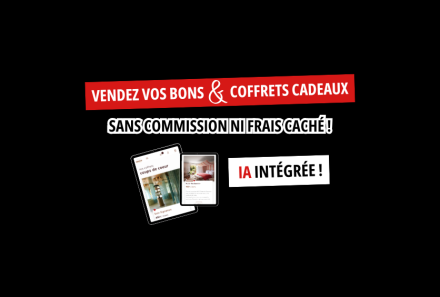 Interface Console SecretBox dashboard analytics ventes coffrets cadeaux restaurant étoilé