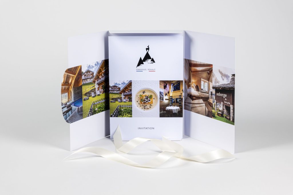 Packaging Console SecretBox pâtisserie sérigraphie or impression