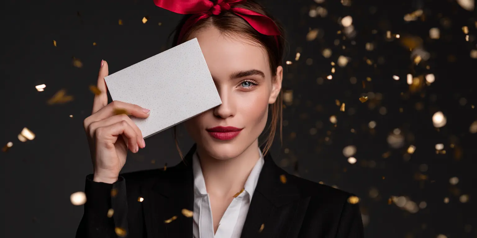Femme professionnelle élégante Console SecretBox marketing digital