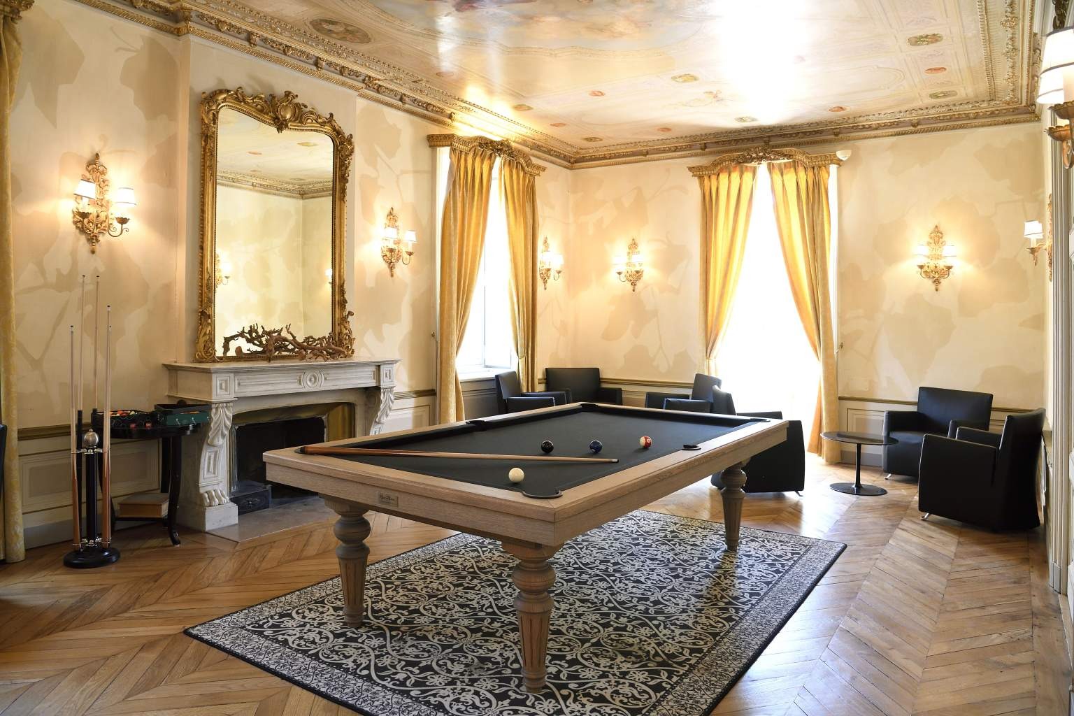 Salle de billard Château de Pizay