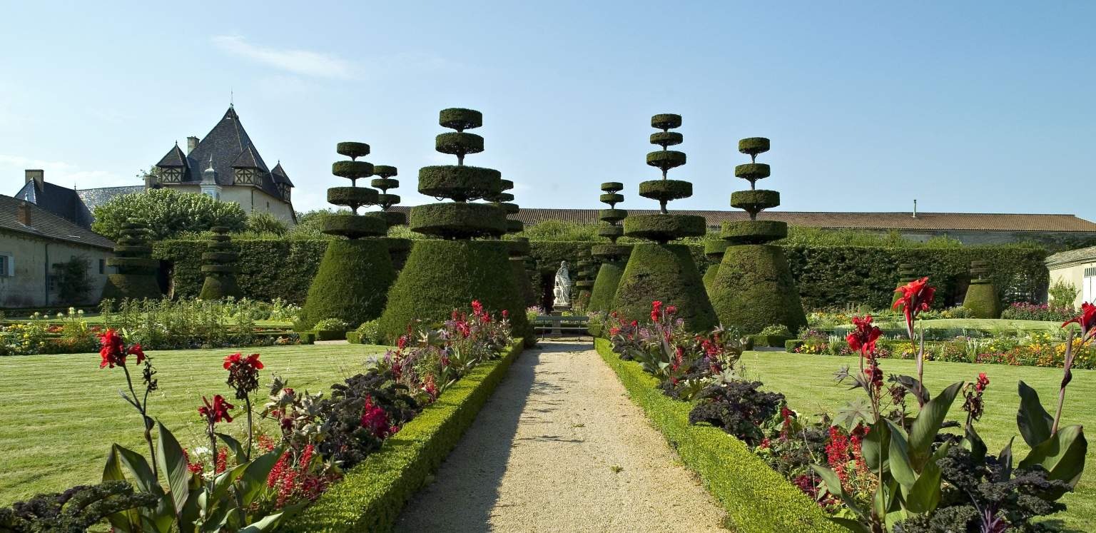 Jardin à la française Château de Pizay