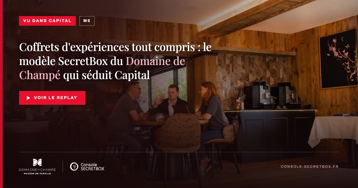 Le passage du Domaine de Champé dans Capital sur M6 — à revoir en replay sur M6+